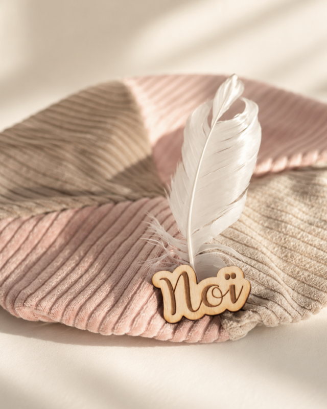 Pietemuts oud roze/beige