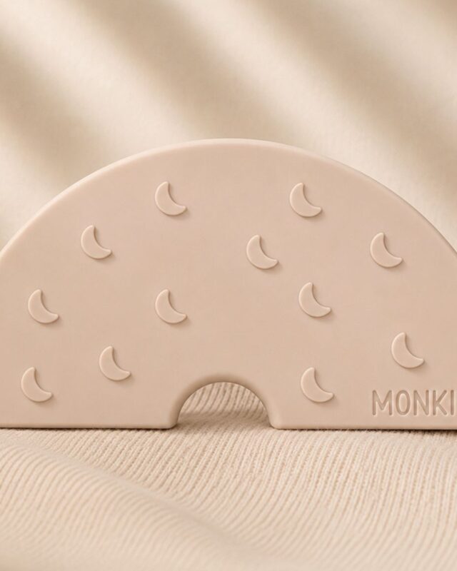 Monkiezz bijtring regenboog - Blush