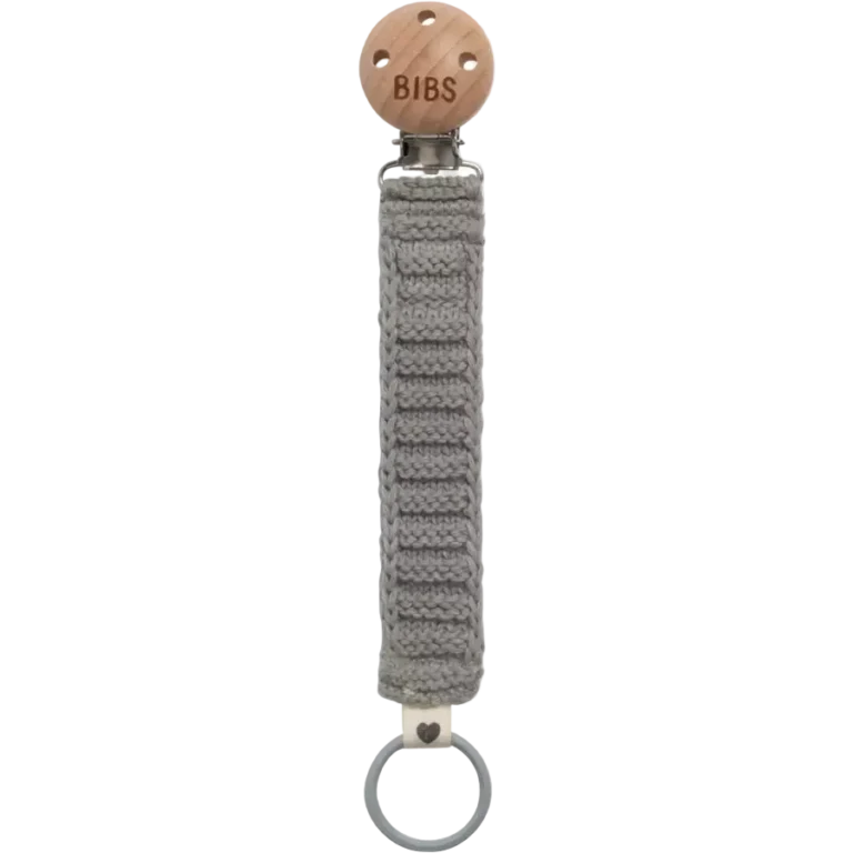 BIBS BIBS Pacifier Clip Knitted Cloud